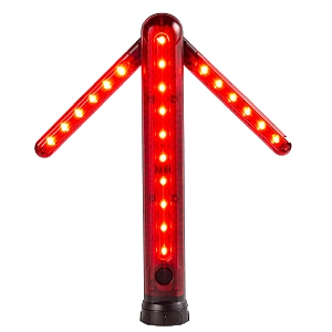 Outdoor Magnet Flash Road Beacon Lamp Powerful Flares Rechargeable Emergency Arrow Safety Warning Strobe Signal Lighting Car Folding LED Traffic Light