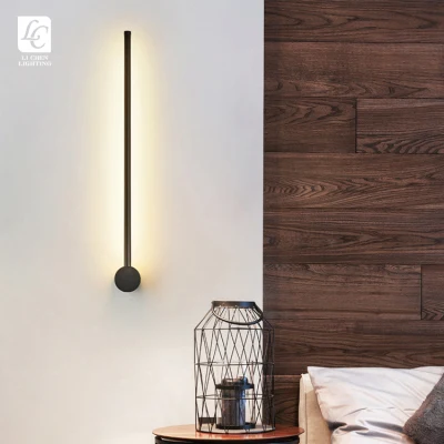 Luz de pared LED acrílica de aluminio para decoración interior de diseño único