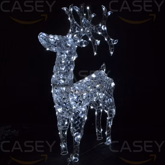 Uso al aire libre 3D plegable LED esfera de metal marco de hierro motivo bola luces Navidad LED esfera motivo luz